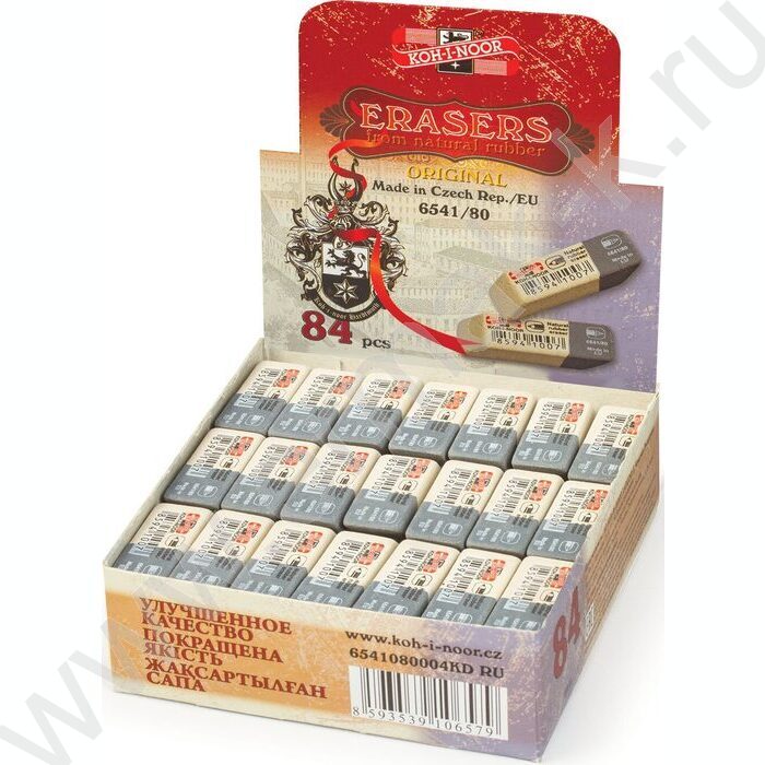 Ластик комбинированный серо-белый "Sanpearl" (KIN 6541) | Фото 2