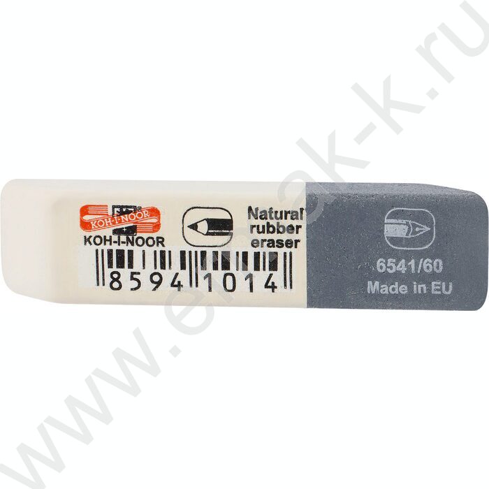 Ластик комбинированный серо-белый "Sanpearl" (KIN 6541) | Фото 2