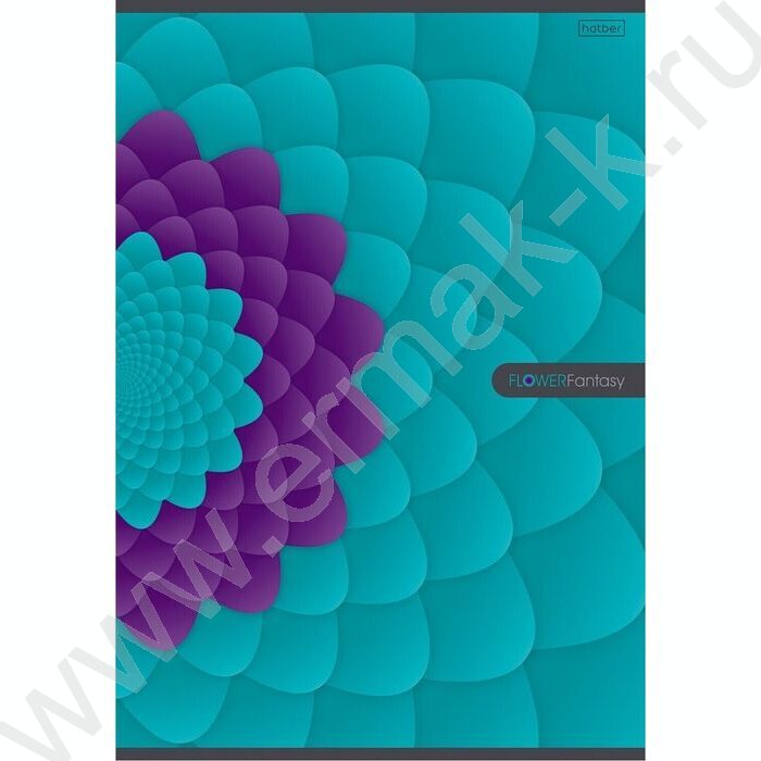 Тетрадь  96л А4 клетка "FlowerFantasy" | Фото 3