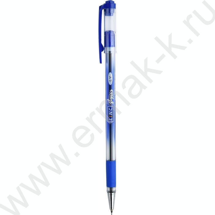 Ручка шар Glycer синяя 0,7мм /резин.держатель/ | Фото 2