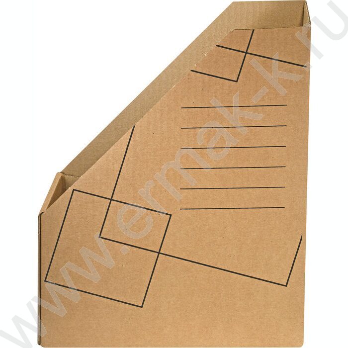 Накопитель архивный  75мм микрогофрокартон серый | Фото 2