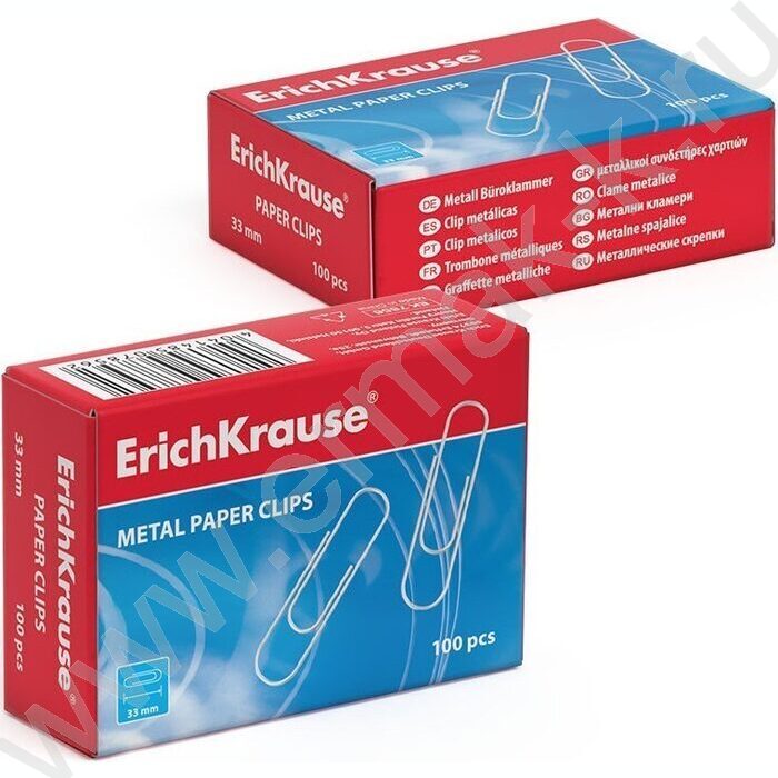 Скрепки 33мм /100шт оцинкованные | Фото 2