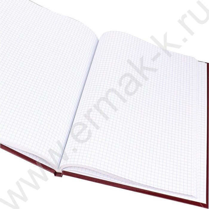 Книга Учёта  96л клетка тв.обл.офсет бордо | Фото 3