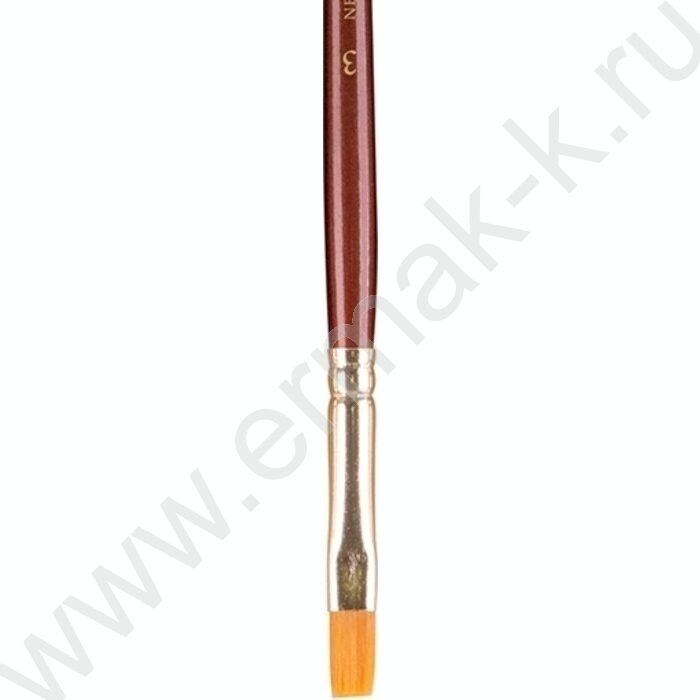 Кисть  синтетика № 3 (6,7мм) плоская Decola | Фото 2