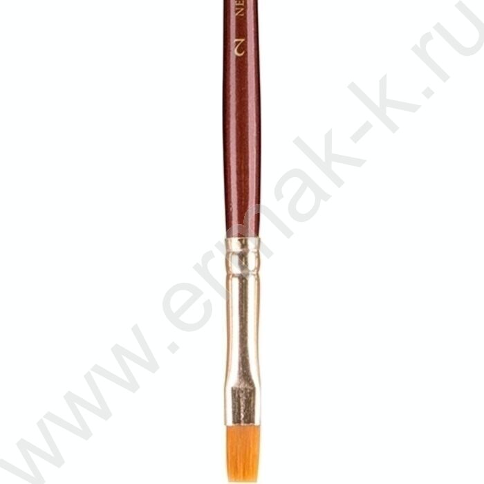 Кисть  синтетика № 2 (6,5мм) плоская Decola | Фото 2