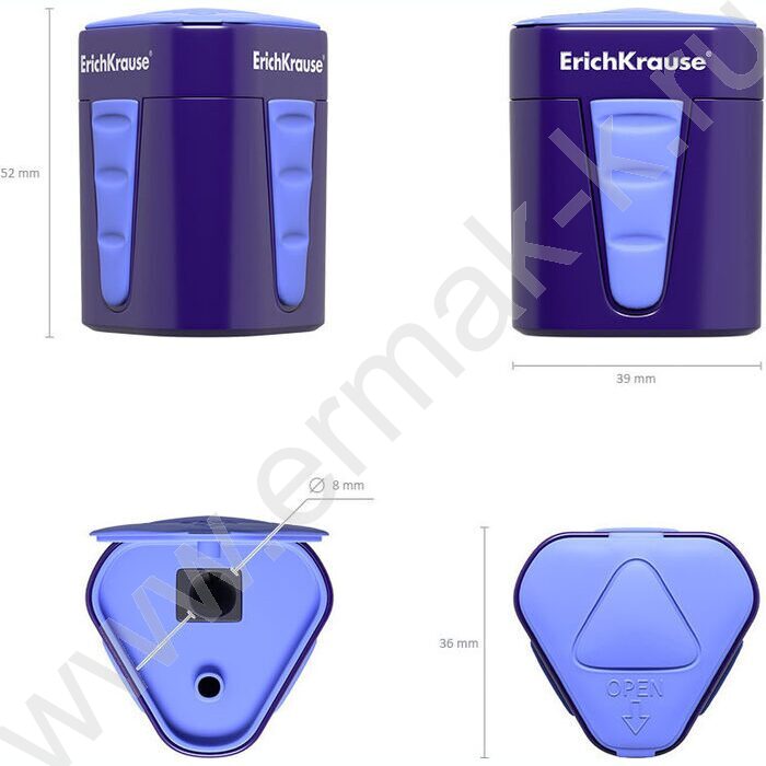 Точилка 1отв. пластик 3-Touch ассорти | Фото 5