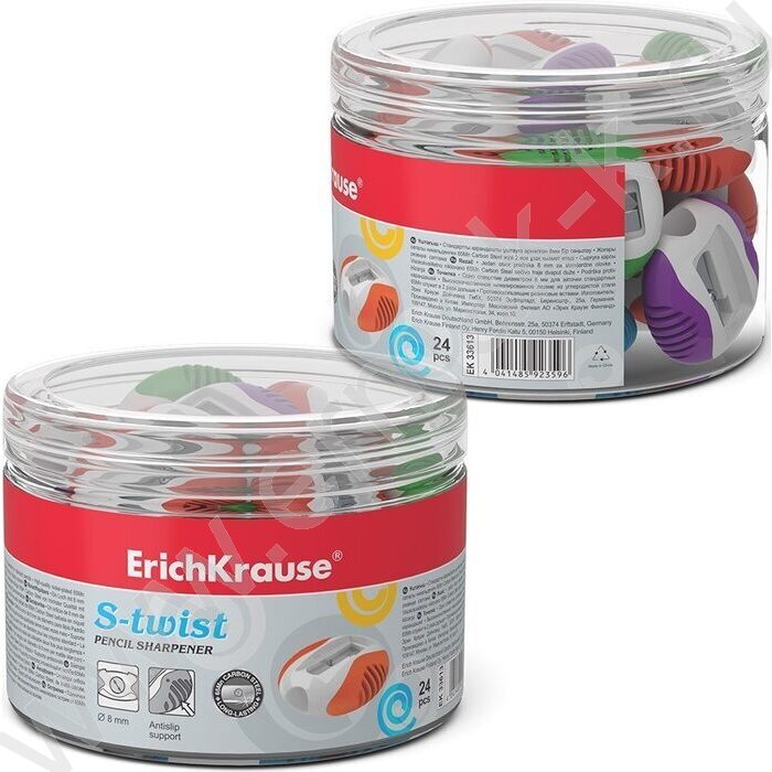 Точилка 1отв. пластик S-twist ассорти | Фото 4