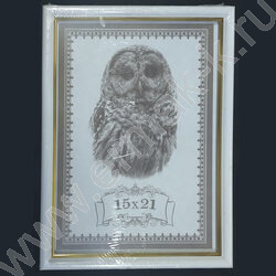 Фоторамка  15*21см пластик /Молоко/ | Фото 1