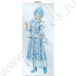 Плакат-вырубной "Снегурочка" 350*500мм | Фото 1