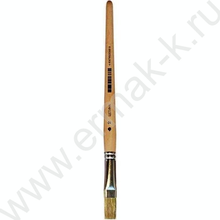 Кисть  щетина №10 плоская | Фото 1