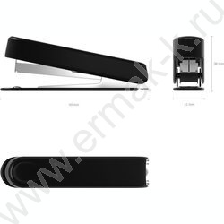 Степлер №10  15л пластик /встроен антистеплер/ черный | Фото 4