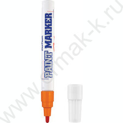 Маркер-краска /оранжевый/ 4мм круг | Фото 1