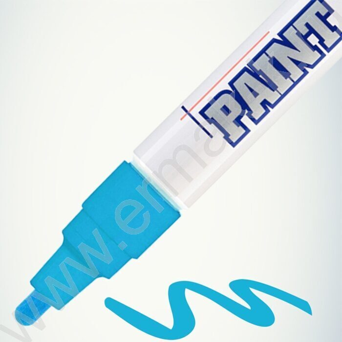 Маркер-краска /голубой/ 4мм круг | Фото 3