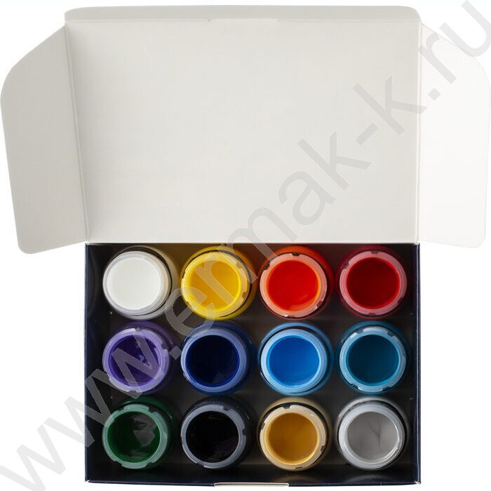Краски акриловые 12цв 20мл Декола по ткани | Фото 6