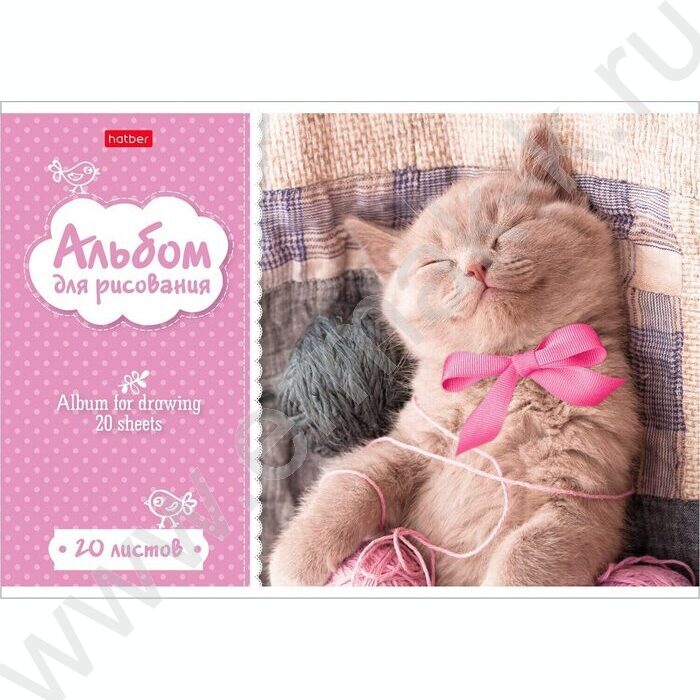 Альбом д/рисования 20л "Котята" 5видов | Фото 4