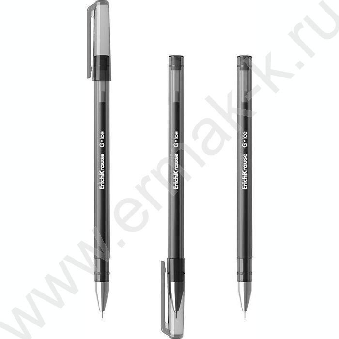 Ручка гелевая черная 0,5мм  G-Ice Stick Original | Фото 1