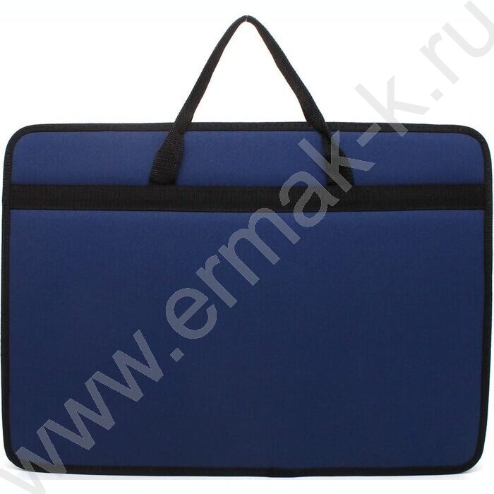 Портфель ткань Любань синий А3 | Фото 1