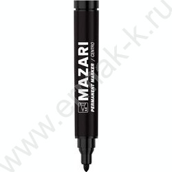 Маркер перм. /черный/ 2мм круг Centro   | Фото 1