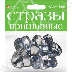 Стразы пришивные Сердце 23*25мм 5цв | Фото 4