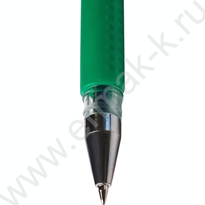 Ручка гелевая зеленая 0,5мм /прозр.корпус рез.держатель/ | Фото 2