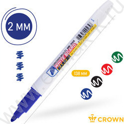 Маркер д/маркерных досок /набор  4цв/ 2мм круг "Multi Board Slim" /чехол с европодвесом     | Фото 3