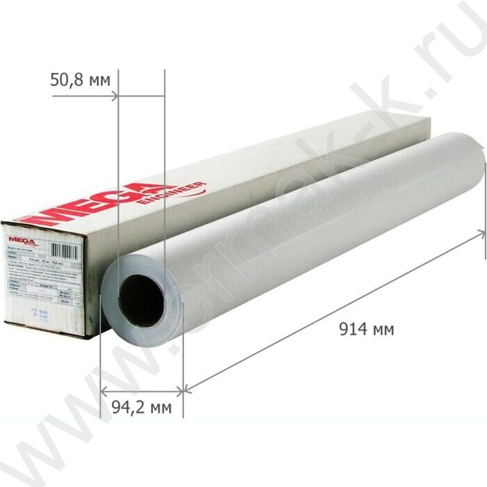 Ролевая бумага  А0+  914мм*45м,(D50,8мм),80г | Фото 3