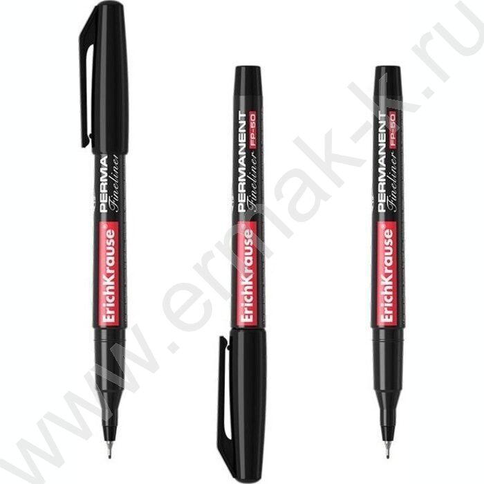 Маркер перм. линер /черный/ 0,6мм FP-50   | Фото 1