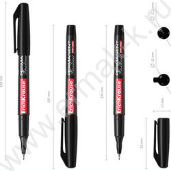 Маркер перм. линер /черный/ 0,6мм FP-50   | Фото 4