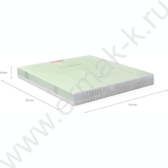 Тетрадь  18л линейка "Классика" зеленый | Фото 5