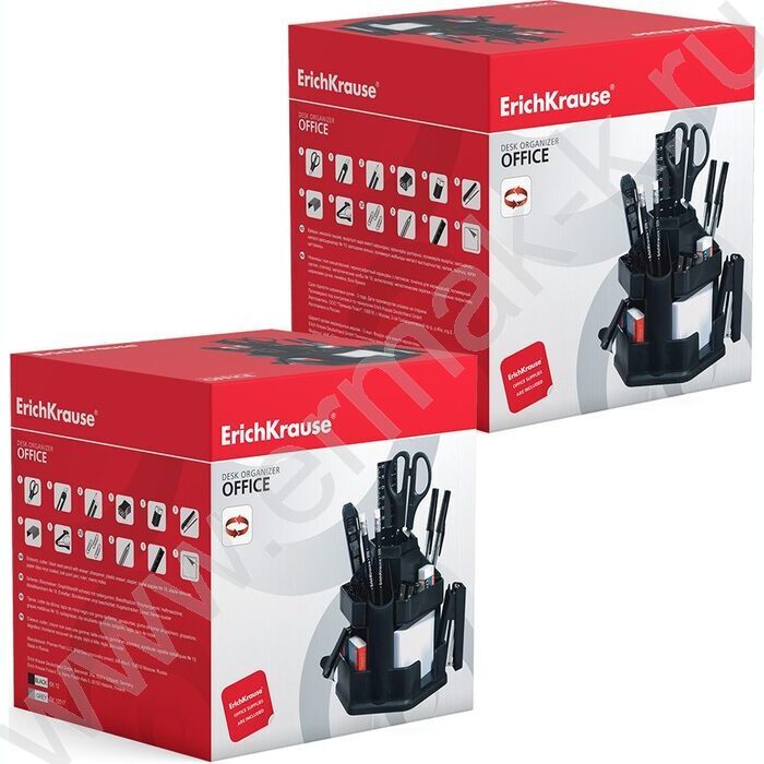 Офисный набор 15 предм. Office, Classic /вращающийся/ серый | Фото 4