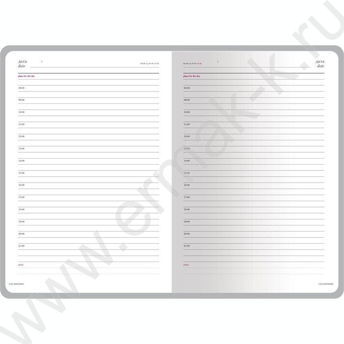 Ежедневник н/дат А5 136л Velvet серый   | Фото 2