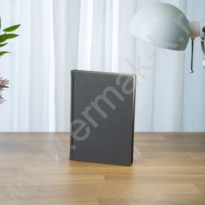 Ежедневник н/дат А5 136л Velvet серый   | Фото 5