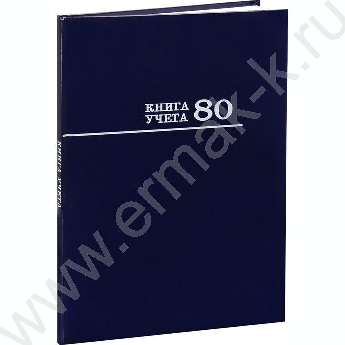 Книга Учёта  80л клетка тв.обл. офсет | Фото 1