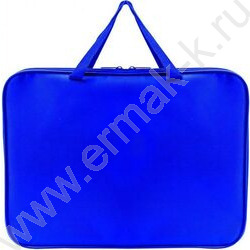 Папка А4 Менеджера, ткань /синяя | Фото 1