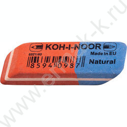 Ластик комбинированный сине-красный "Blue Star" (KIN 6521) | Фото 1