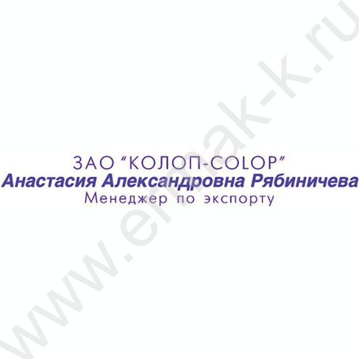 Оснастка автомат для штампа 10*69мм,пластик (аналог4916) | Фото 2