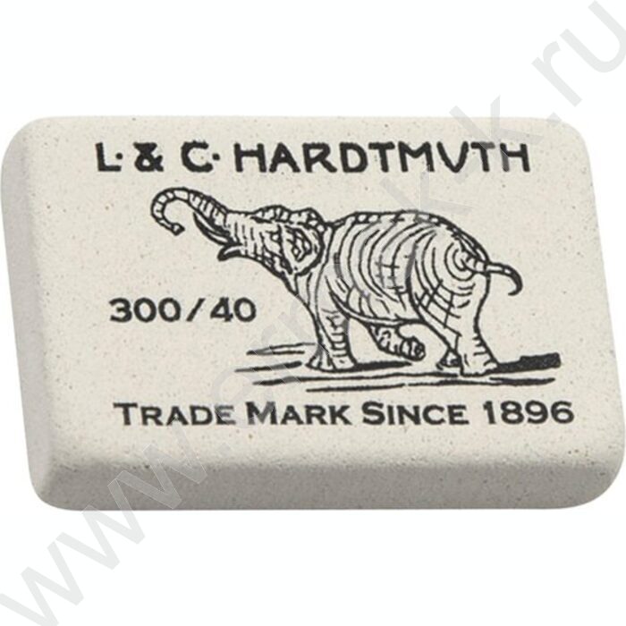 Ластик белый "Elephant" (KIN 300/40) | Фото 1