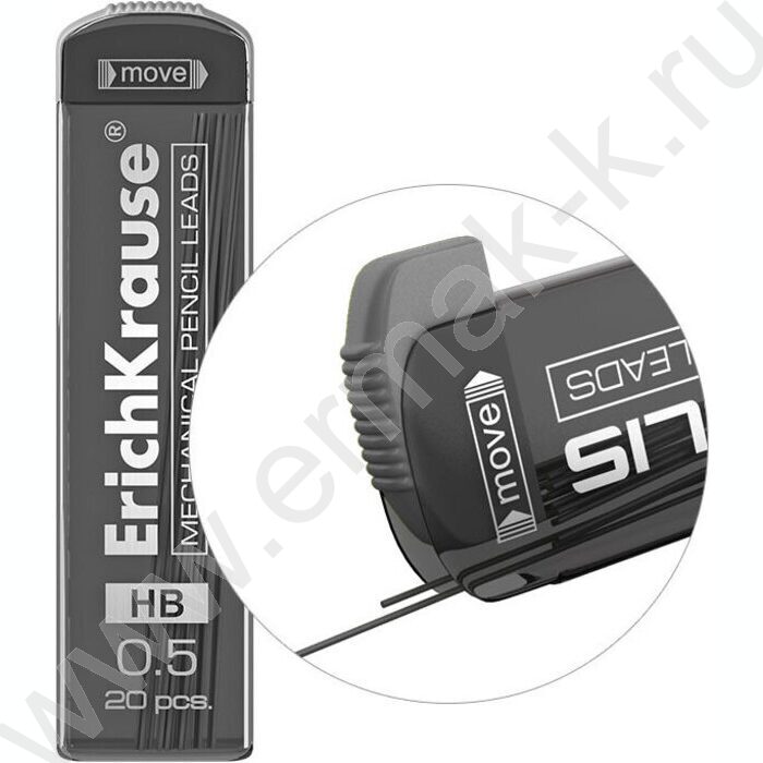 Грифель ч/гр 0,5мм Megapolis /20шт | Фото 3