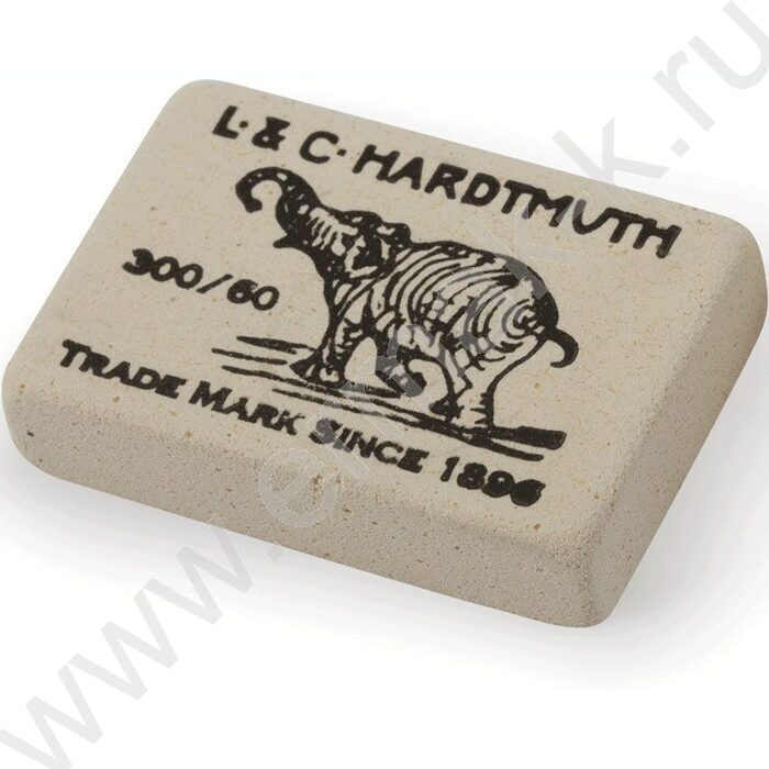 Ластик белый "Elephant" (KIN 300/60) | Фото 1