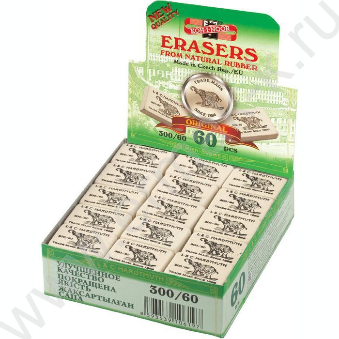 Ластик белый "Elephant" (KIN 300/60) | Фото 2