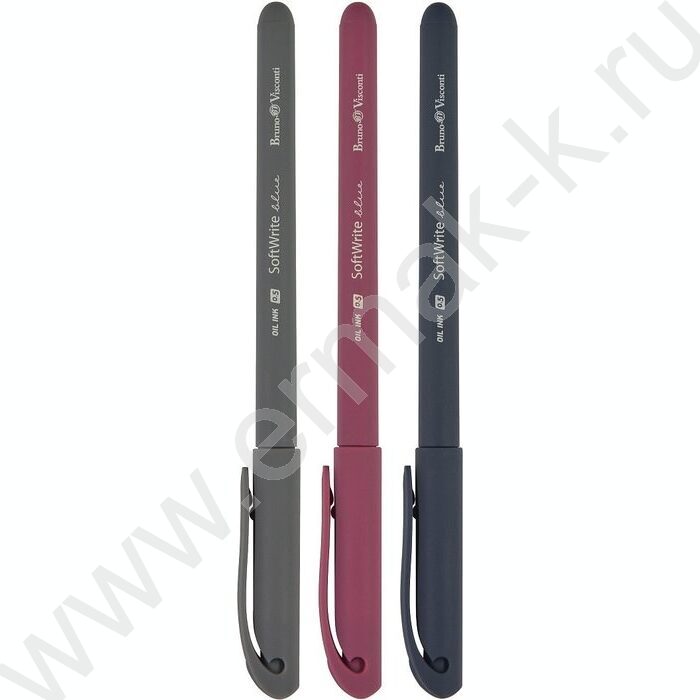 Ручка шар на масл.основе 0,5мм синяя SoftWrite Original/3цв.корпуса | Фото 2