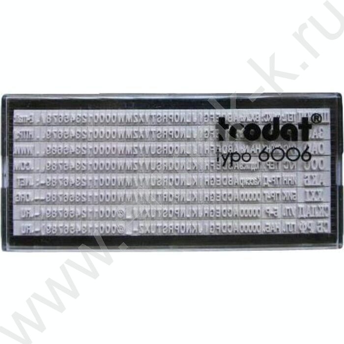 Запасная касса букв,цифр,знаков 2,2мм и 3,1мм/лат,360симв./ | Фото 1