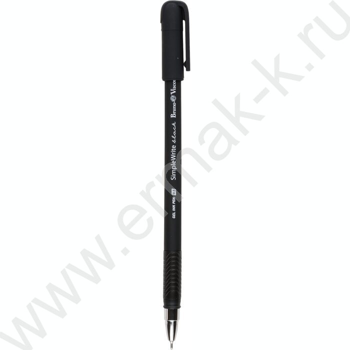 Ручка гелевая черная 0,5мм  SimpleWrite Black | Фото 1