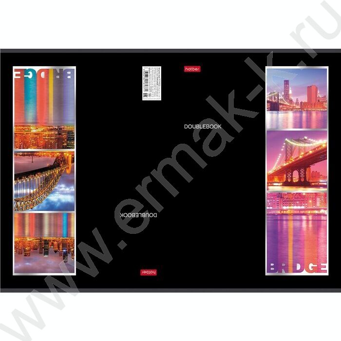 Тетрадь  96л А4 клетка/двойная "Огни города" | Фото 3