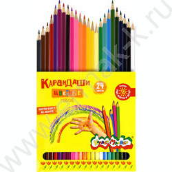 Карандаши  24цв Каляка-Маляка европодвес | Фото 2