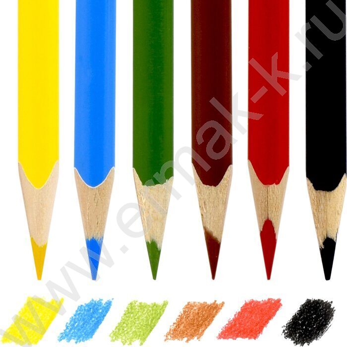Карандаши   6цв Каляка-Маляка /трехгранные/ европодвес | Фото 4