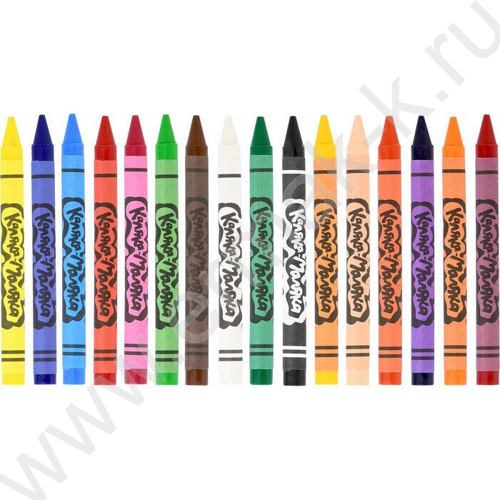 Мелки восковые 16цв Каляка-Маляка /европодвес | Фото 2
