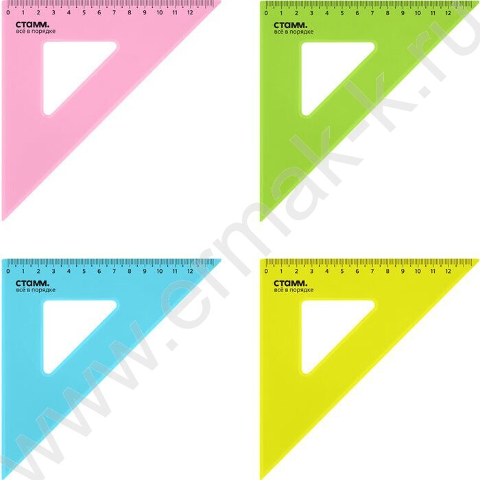 Треугольник пл. 45*12см цв прозр | Фото 1