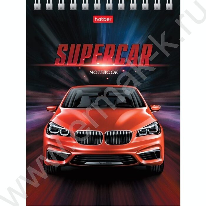 Блокнот  40л А6 спираль "Машины" | Фото 1