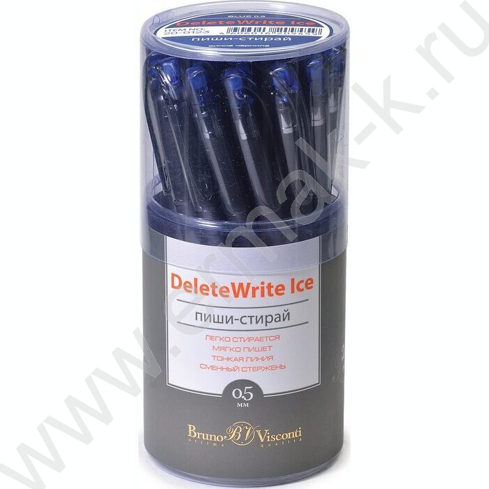 Ручка гелевая со стираемыми чернилами синяя 0,5мм Ice   | Фото 5